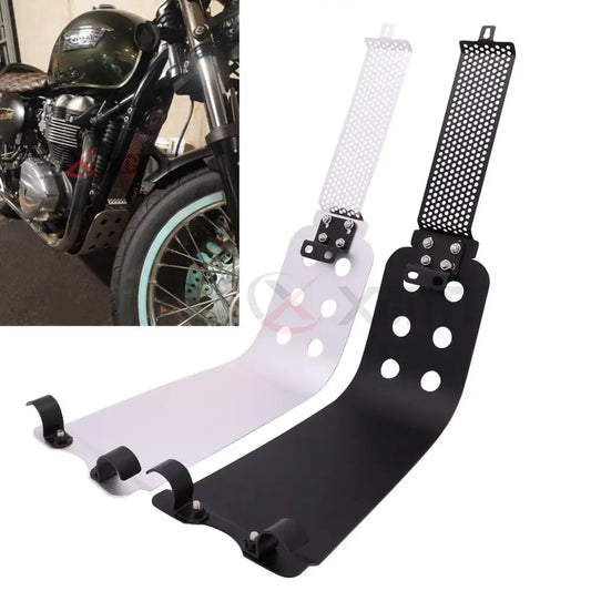 Engine Skid Plate / Oil Cooler Cover For Triumph Bonneville SE T100 Thruxton Scrambler Steve Mcqueen