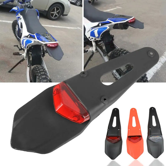 Enduro Supermoto Dirt Bike Fender With LED Stop Light For Sherco SE-F SEF-R SE-R 250 300 450 250I 300I 450I Husqvarna 701