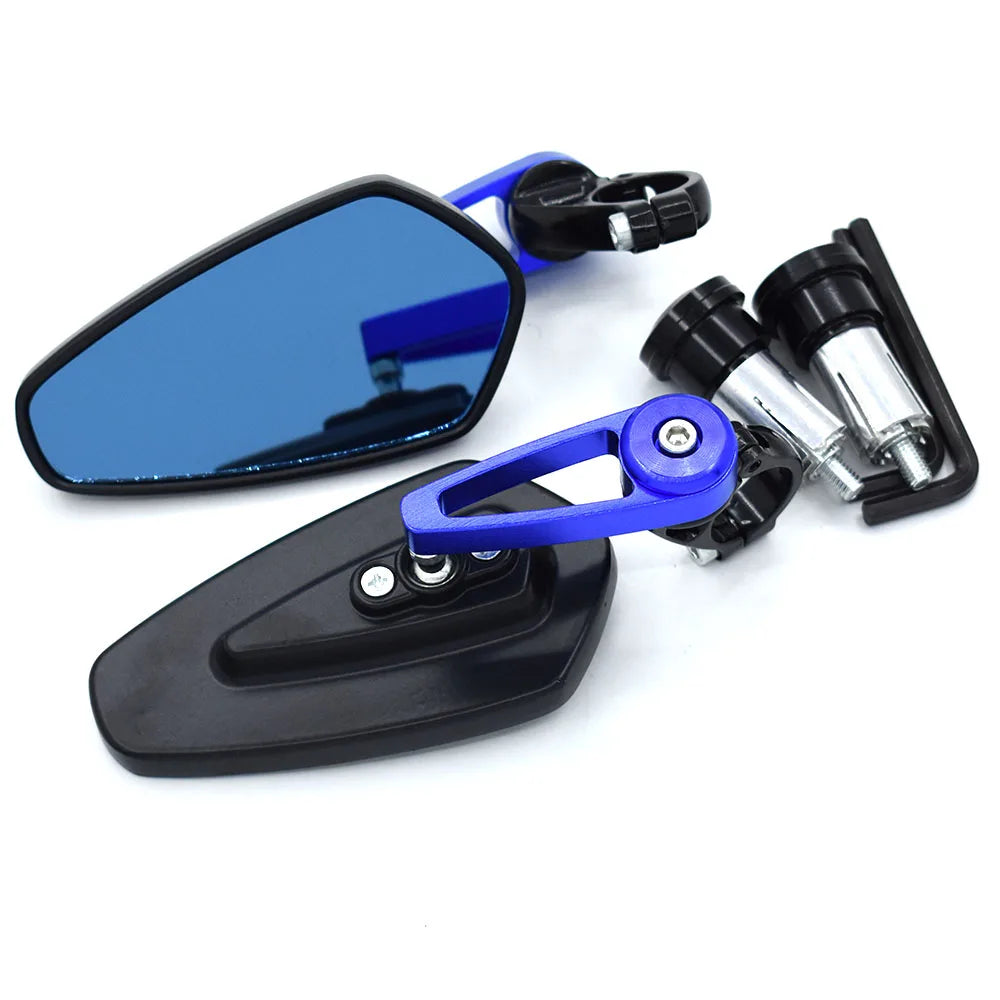 Bar End Mirrors For Yamaha FZ1, FZ6, FZ6R, FZ,8 MT-07, MT-09, FZ-09