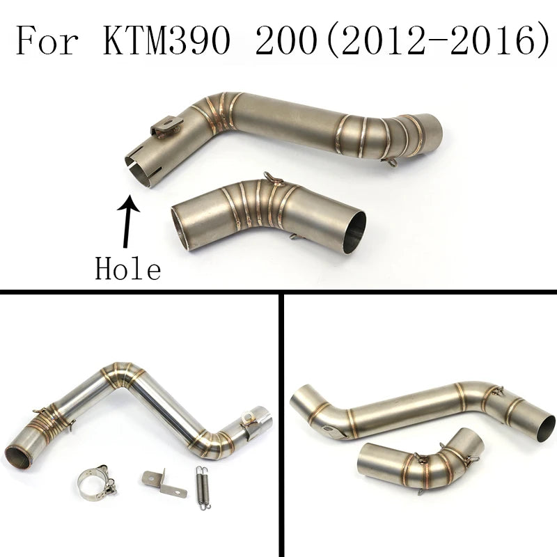 Decat Middle Link Pipe For Various KTM Models