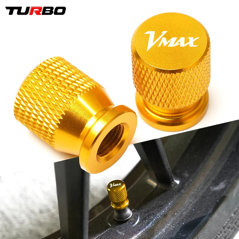 Tire Valve Caps For Yamaha For YAMAHA V-MAX VMAX 1200 1700 VMAX1200 VMAX1700