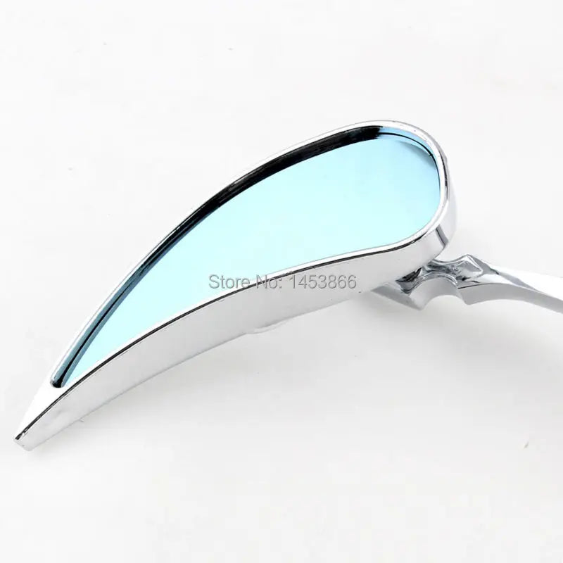 CHROME TEARDROP REARVIEW MIRRORS  FOR HONDA REBEL 250 SHADOW 600 750 VTX VT +++