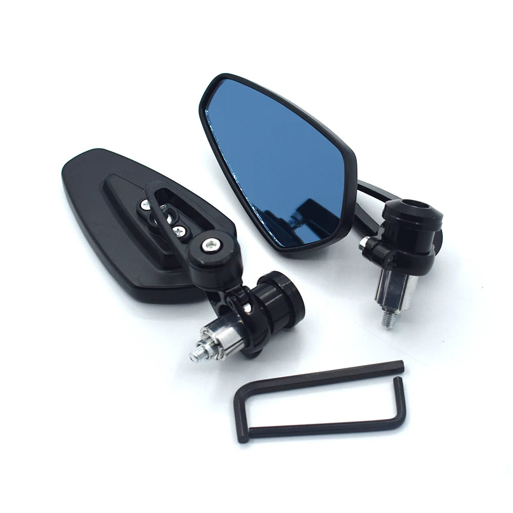 Bar End Mirrors For Yamaha FZ1, FZ6, FZ6R, FZ,8 MT-07, MT-09, FZ-09