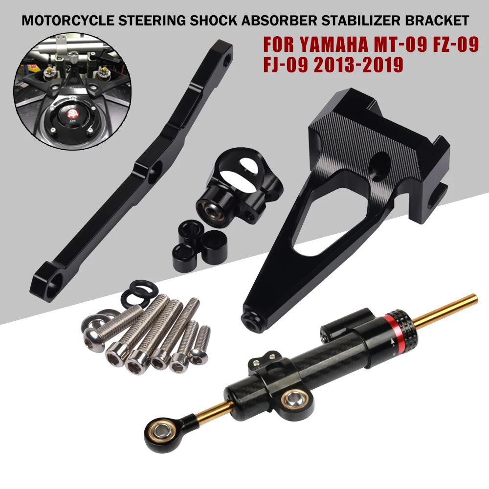 Steering Dampener Kit For YAMAHA MT-09 MT09 FZ-09 FZ09 2013 - 2020