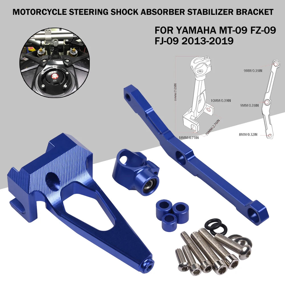 Steering Dampener Kit For YAMAHA MT-09 MT09 FZ-09 FZ09 2013 - 2020