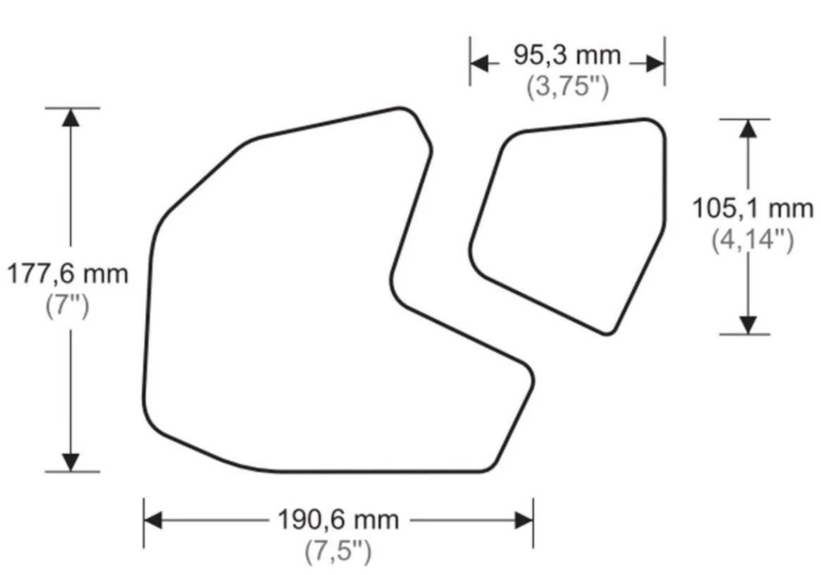 Non-slip Fuel Tank Pad For YAMAHA FZ09 FZ 09 MT 09 MT09 2015 2013-2020