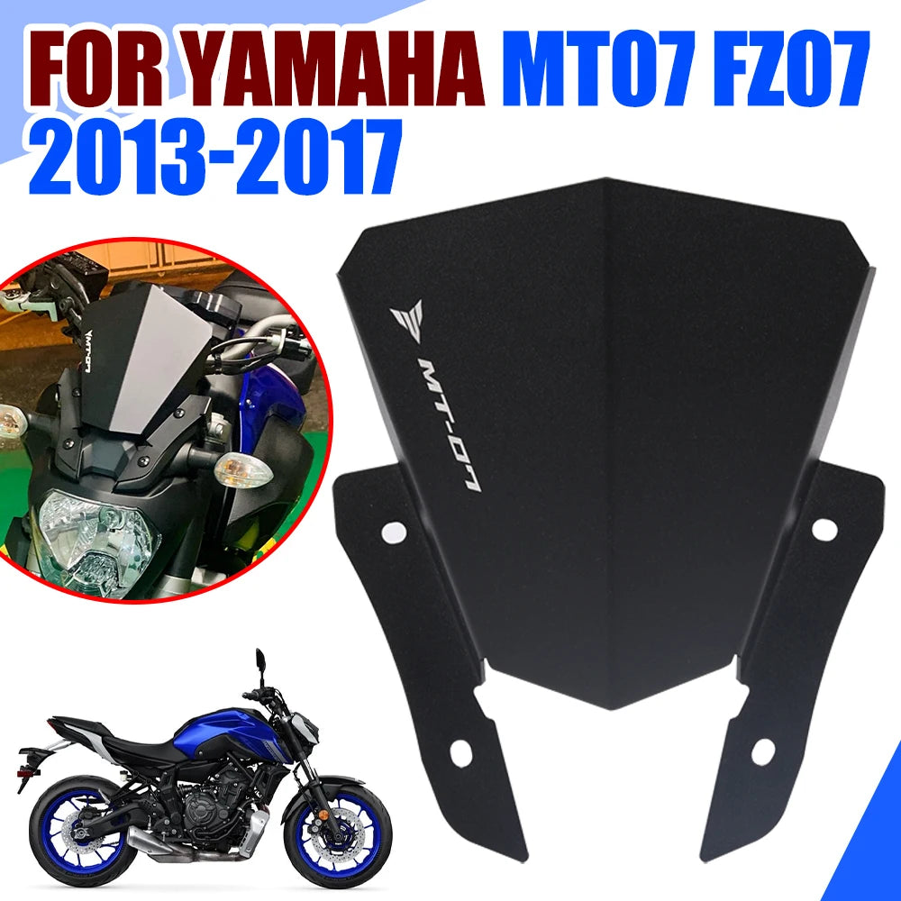 Windshield For YAMAHA MT-07, FZ7 2013 - 2017 Mod