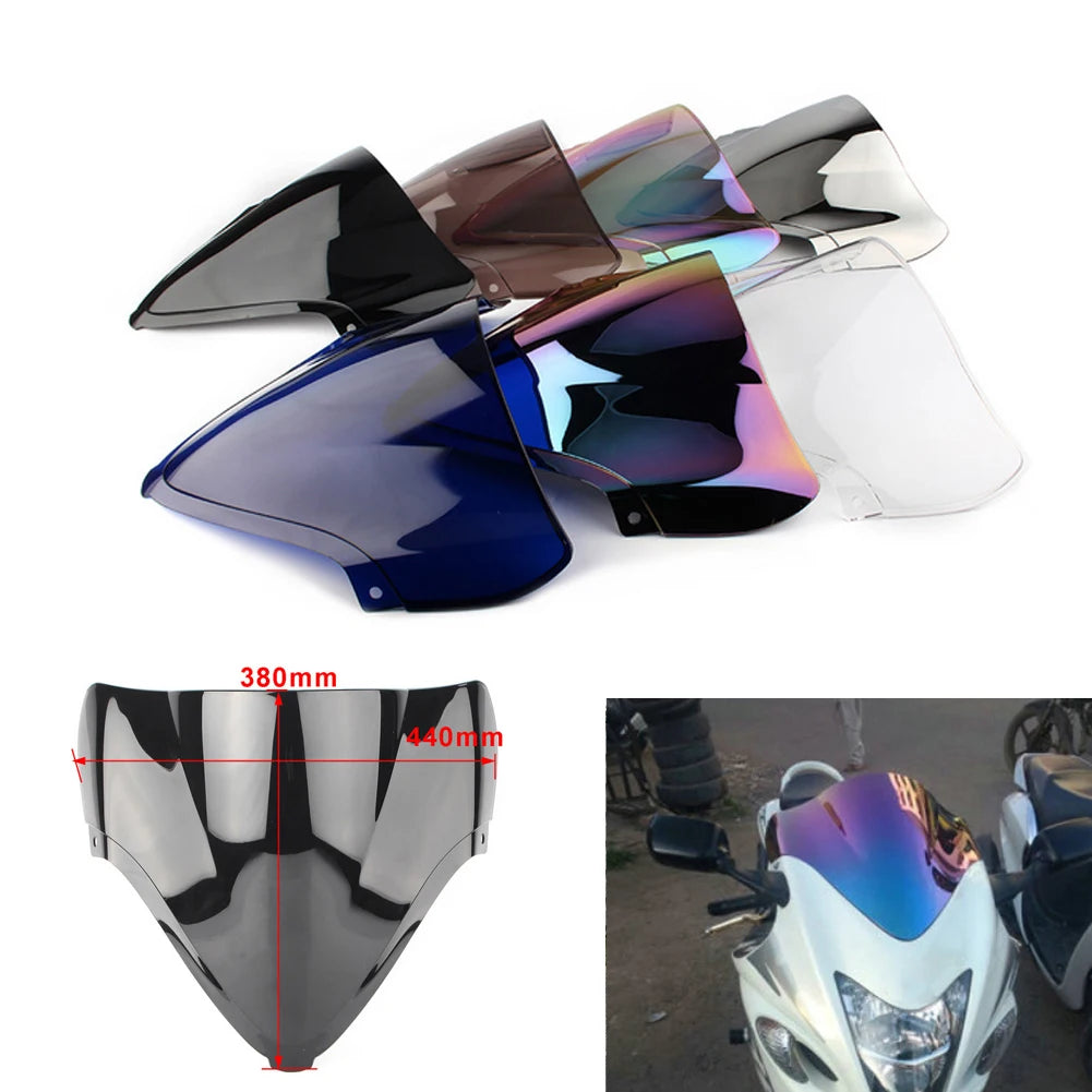 Windshield Double Bubble For Suzuki Hayabusa GSX 1300R GSX-R 1300 GSXR1300 2008 -2018