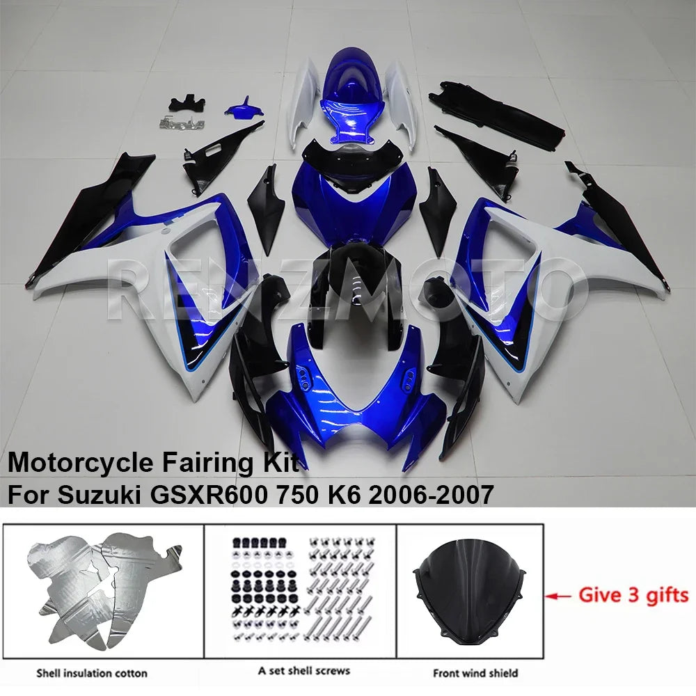 Complete Fairing Kit For SUZUKI GSXR 600 750 GSXR750 K6 K7