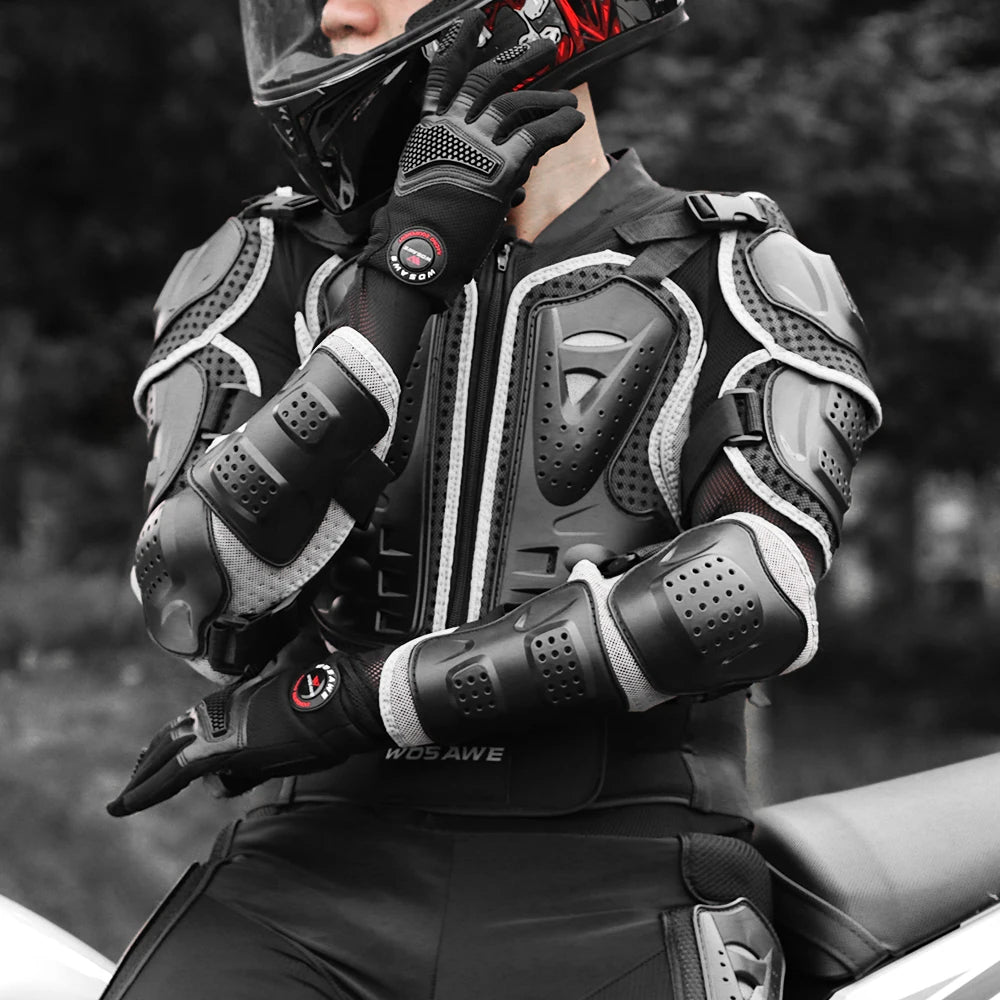 Too Hot To Wear A Full Motorcycle Jacket? How About A Full Body Armor ?