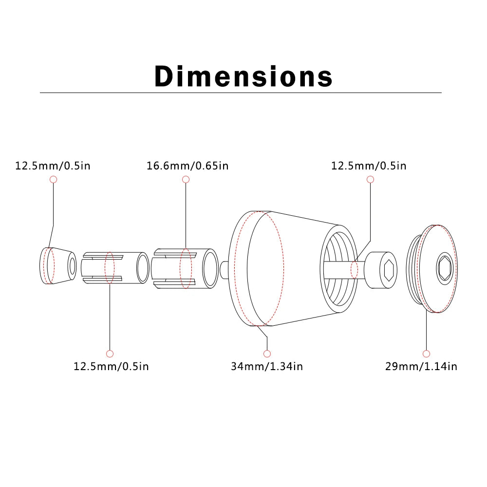 Bar End Weights For HONDA CB125R  2011-2022