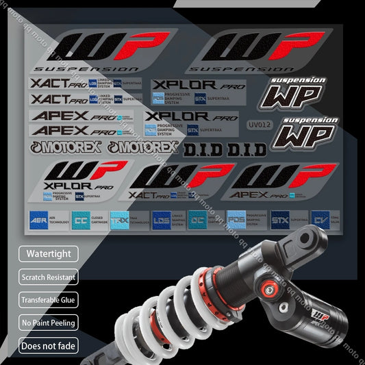 Stickers Set For WP Shock Absorber For KTM YAMAHA  Suzuki