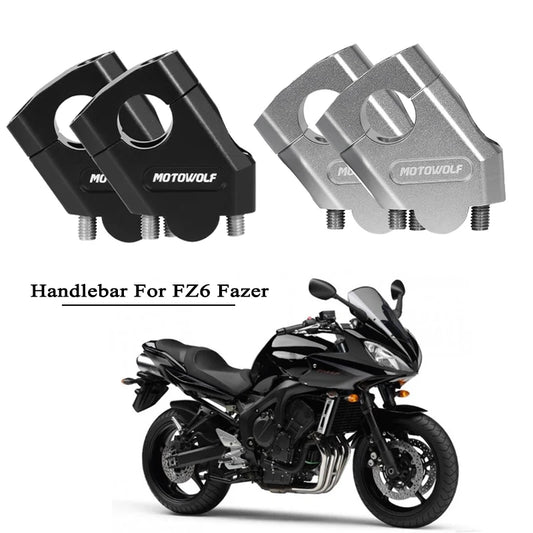 Handlebar Riser Mount For YAMAHA FZ6 S2 FAZER 600 FZ 6 FAZER600