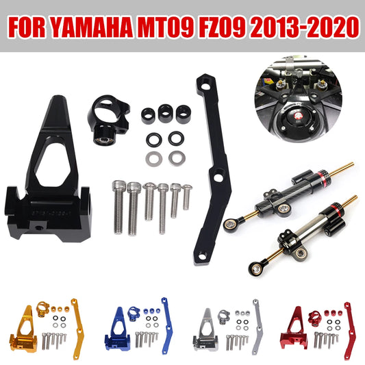 Steering Dampener Kit For YAMAHA MT-09 MT09 FZ-09 FZ09 2013 - 2020