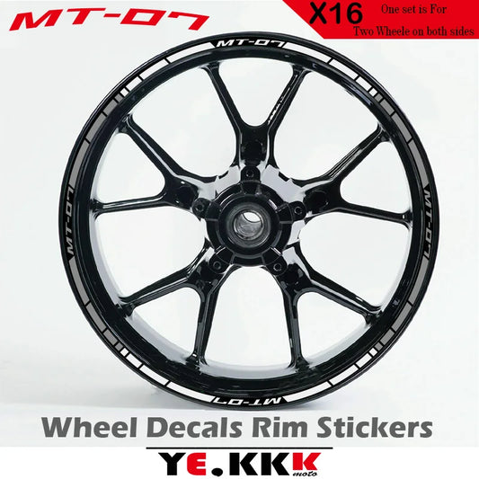 Wheel Stickers For YAMAHA MT07 MT-07