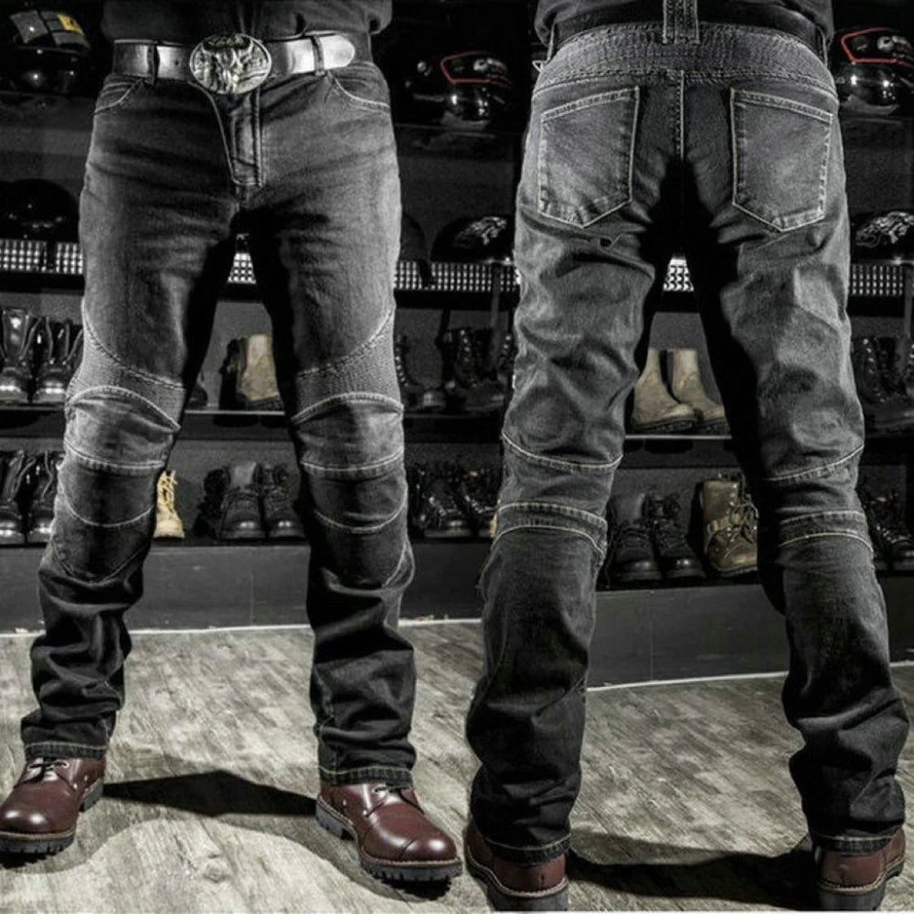 Pants Jeans With Protective Knee And Hip Pads