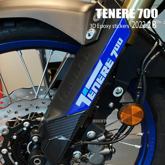 Front Fork Protector Stickers For Yamaha Tenere 700 2023