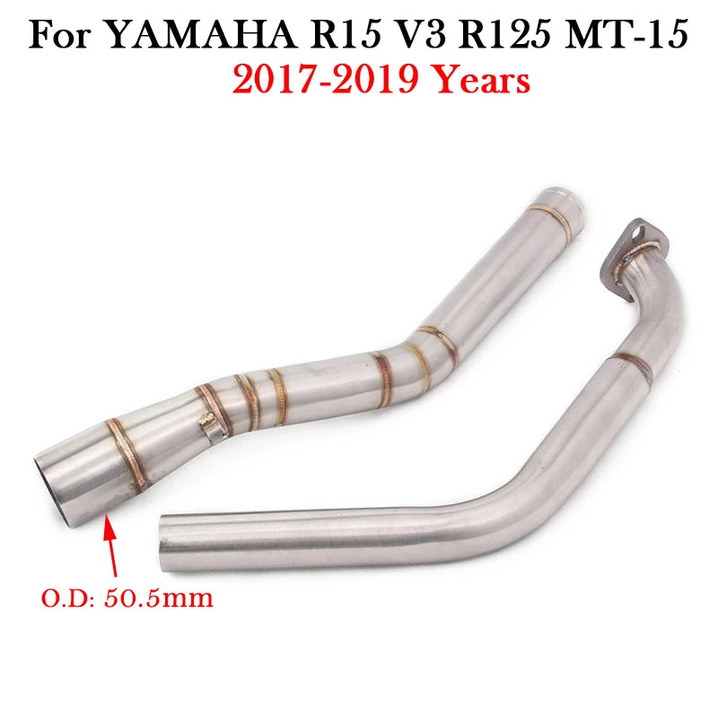 Front And Middle Link Pipe For Yamaha YZF-R125 + Other Models