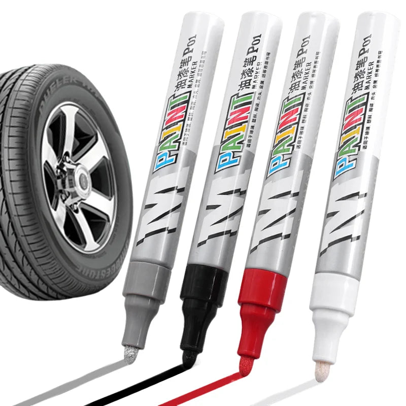 Tire Paint Marker And Scratch Remover Pen