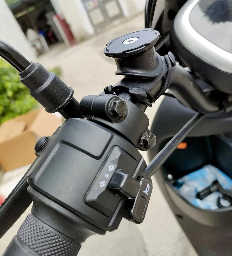 Universal Phone Bracket With Security Lock For  Motorcycle