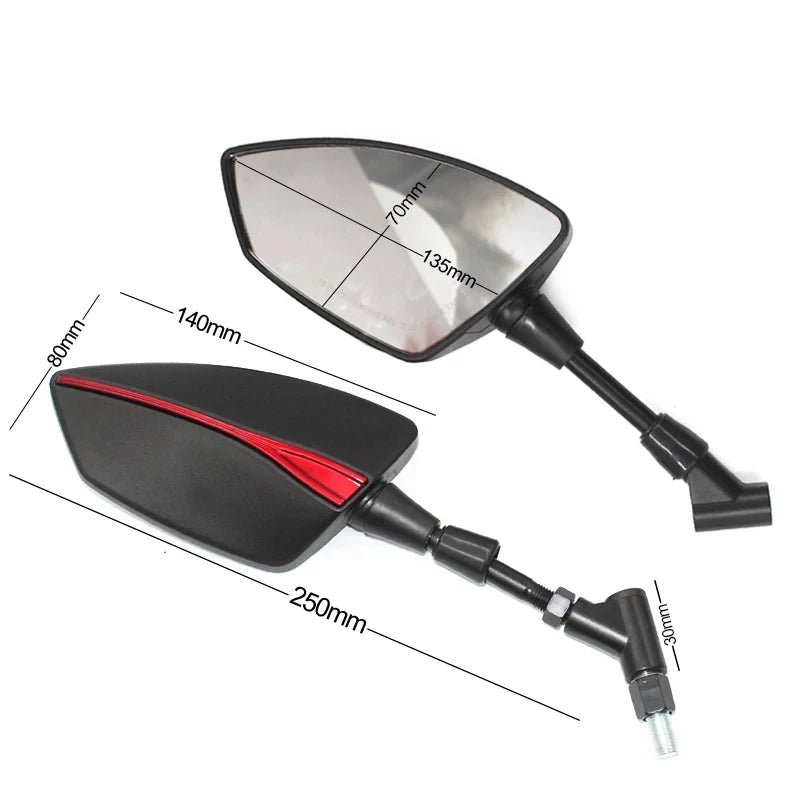 Adjustable Rear View Mirror For Various YAMAHA Models