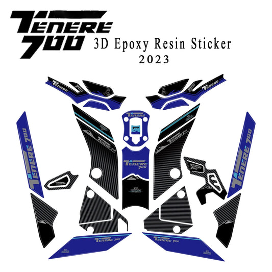 Sticker Set For Yamaha Tenere 700 2022, 2023