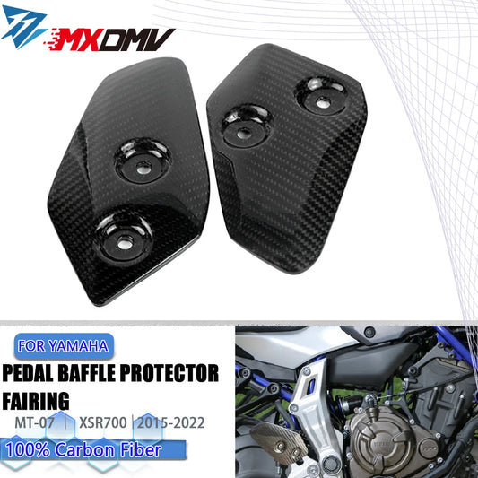 Heel Guards Carbon For YAMAHA MT-07, FZ07 Tracer XSR 700