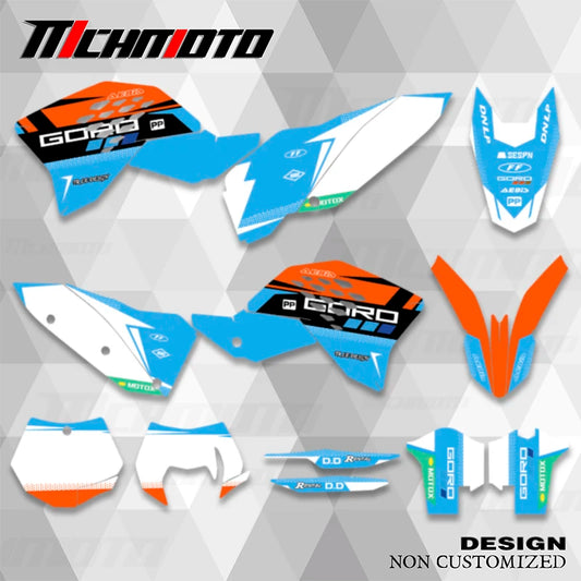 Stickers Set For KTM EXC EXCF 125 250 300 450 2008 - 2010 2011 SX SXF 2007-2010