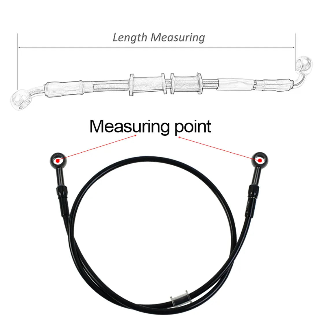 Brake Hose AN3 Braided DOT Pipe Racing