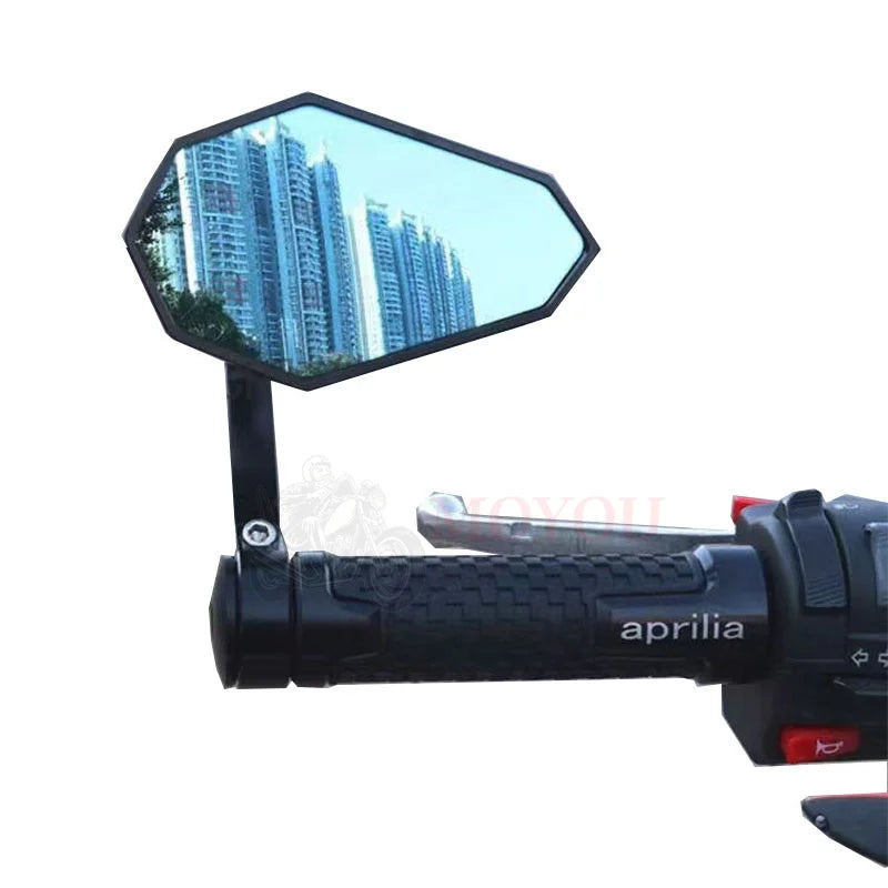 Bar End Mirror With Logo For Yamaha Vmax +++