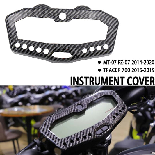 Carbon Fibre Instrument Surround For Yamaha MT-07, FZ07 2014-2020 Tracer 700 2016-2019