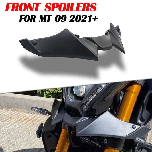 Front Spoiler Winglet For YAMAHA MT-09 2021 2022 2023