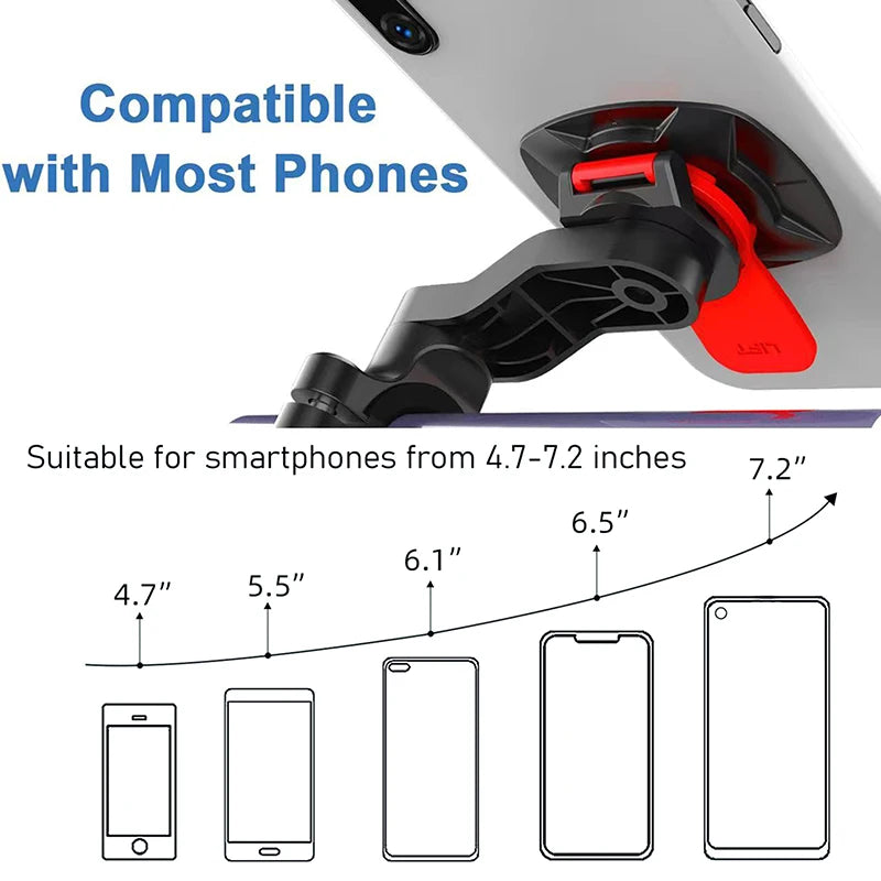 Universal Phone Holder Shock-resistant Quick Lock