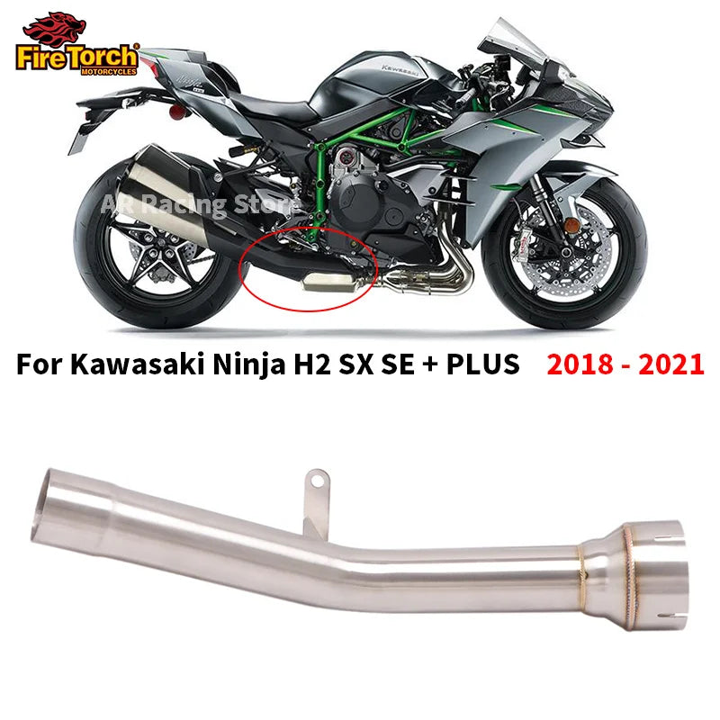 Decat Pipe For Kawasaki H2SX Ninja H2SX SE SE+ 2018-2021