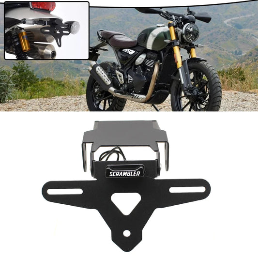 License Plate Holder With LED Light For Speed400x scrambler400x Scrambler 400 X