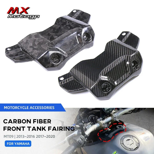 Full Carbon Fiber Front Tank Protector For Yamaha MT09 FZ09 MT FZ 09 2013-2020 Motorcycle Tank Central Trim Guard Fairing