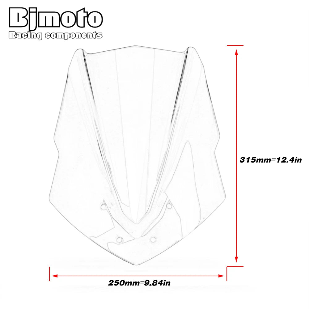 Windscreen For Yamaha MT-125 MT125 2015-2020