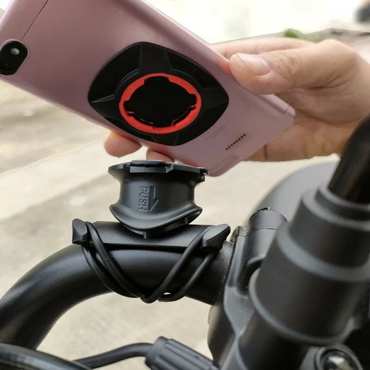 Universal Phone Bracket With Security Lock For  Motorcycle