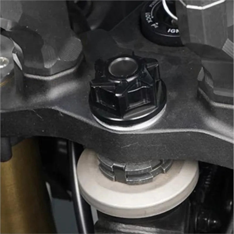 Steering Stem Nut For Yamaha Tenere 700 XTZ 700 2019-2024 Tenere700 World Raid 2021 2022 2023 YZF R7 YZF-R7