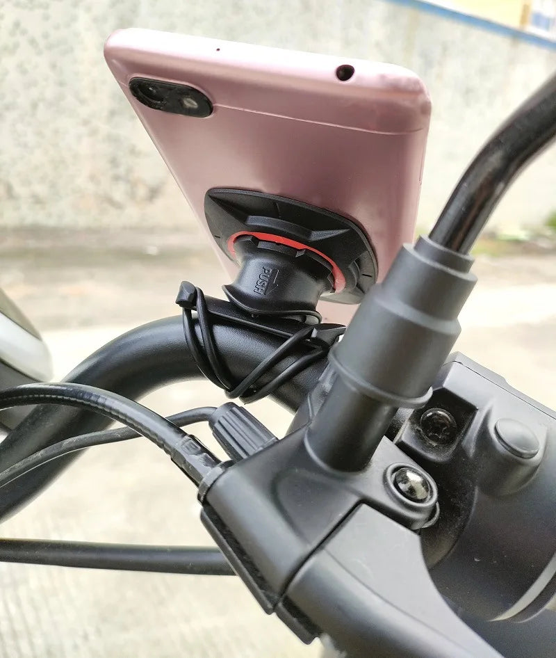 Universal Phone Bracket With Security Lock For  Motorcycle