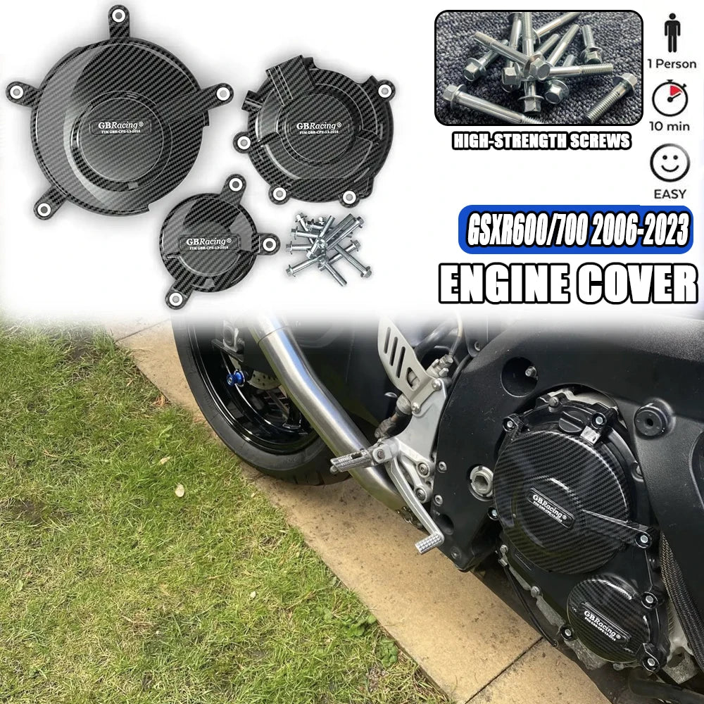 Engine Covers For SUZUKI GSX-R600 GSX-R750 2006-2023