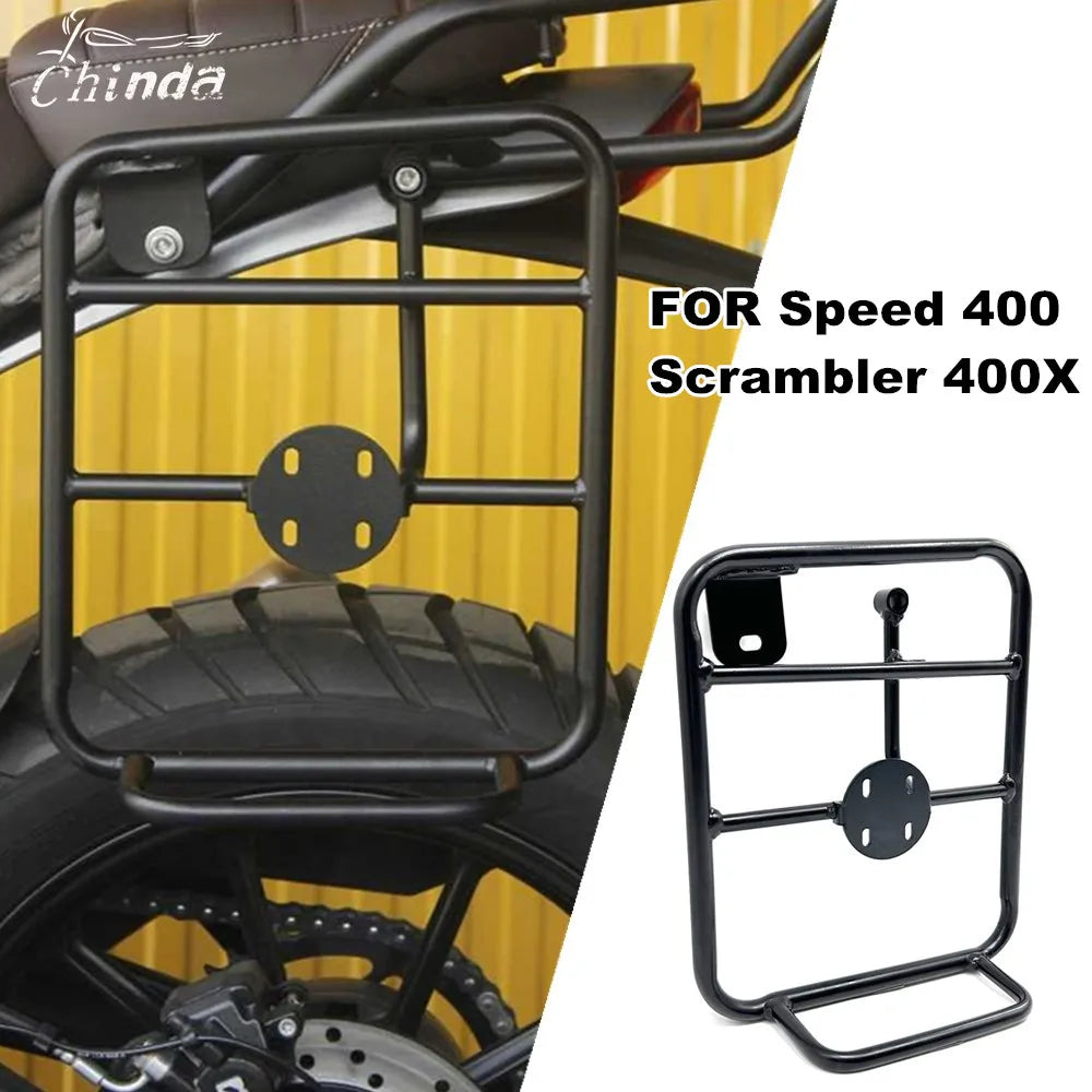 Side Luggage Rack Fuel Tank Spare Frame For Triumph Speed 400 Speed400 Scrambler 400X Scrambler 400 X 2024