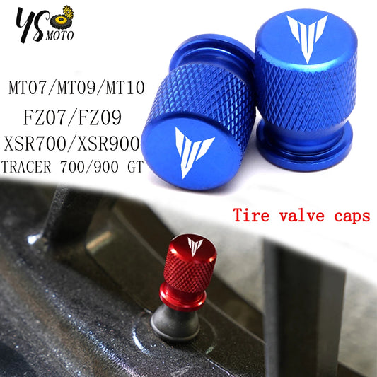 Air Valve Caps For Yamaha MT-07/09/10, FZ09, MT-03, MT-25, MT-125, MT-01, MT-15, XSR 700/900, TRACER 700/900GT