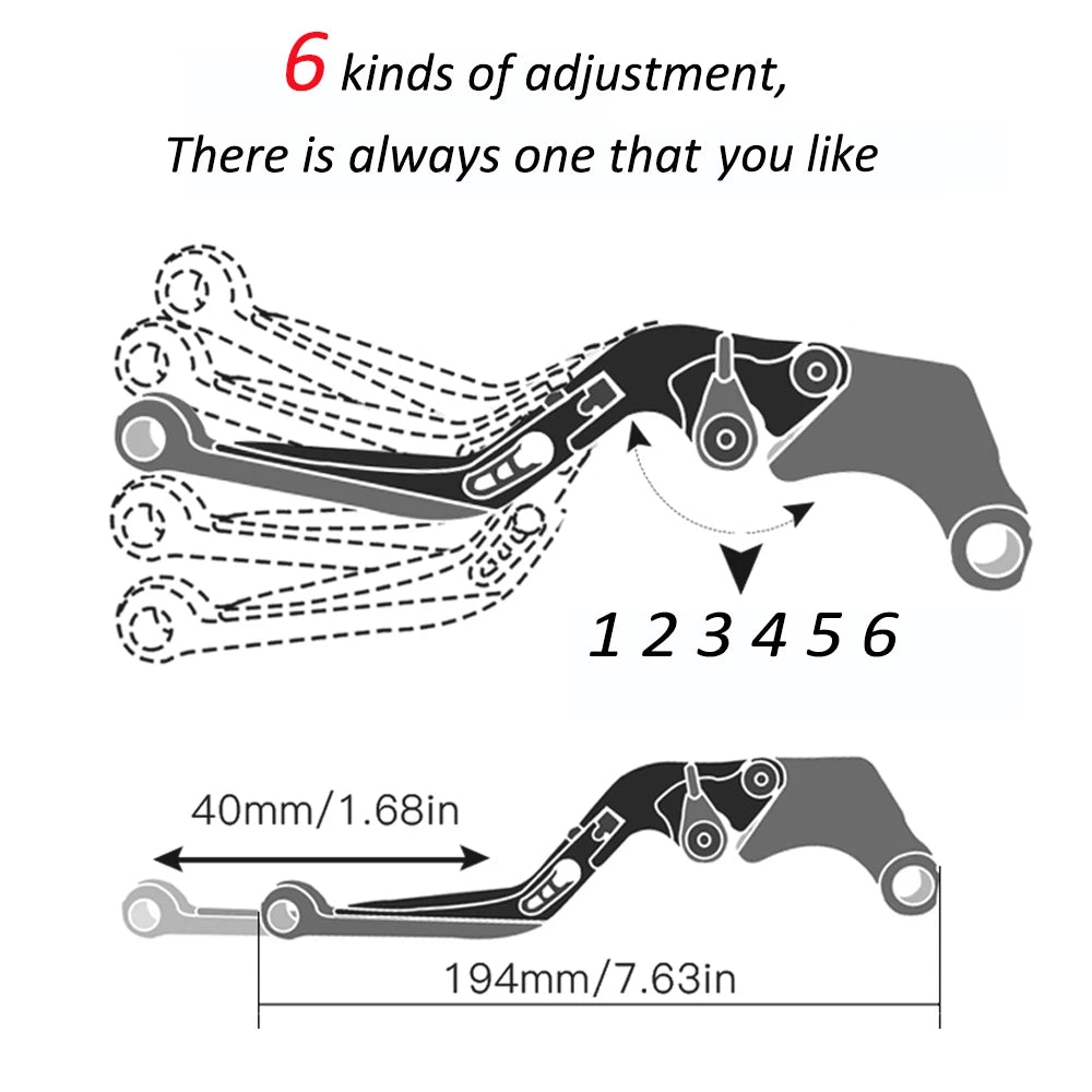 Adjustable Brake And Clutch Levers For SUZUKI RF 900 R 1994 1995 1996 1997