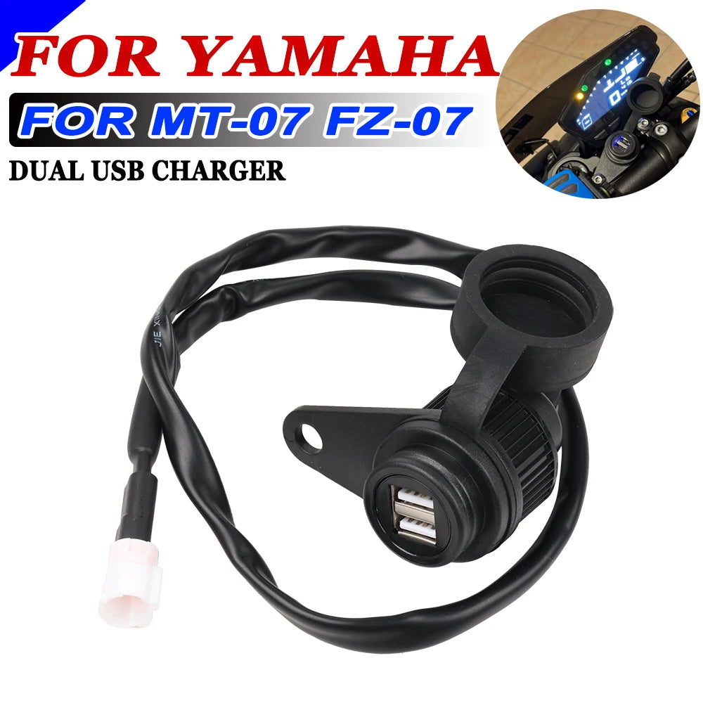 Dual USB Charger Socket For Various YAMAHA Models